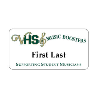 VHS Music Boosters Name Tag