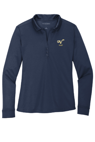 Ladies Port Authority® Silk Touch™ Performance Long Sleeve Polo