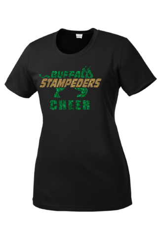 Ladies Black - Pride From Bow to Toe Tee