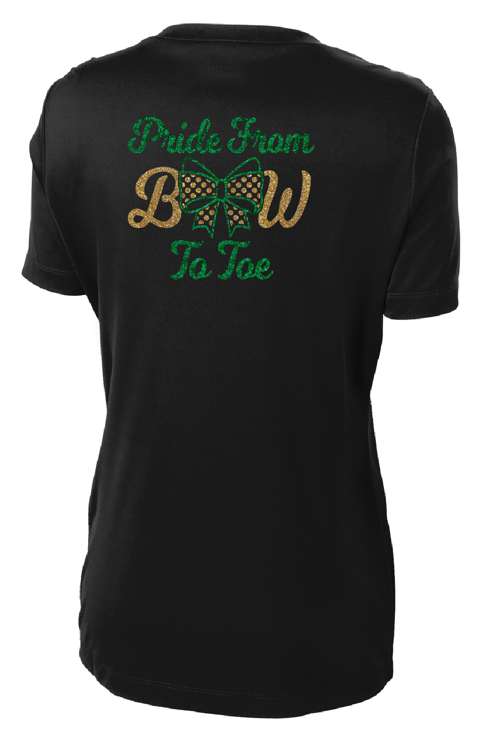 Ladies Black - Pride From Bow to Toe Tee - Image 2