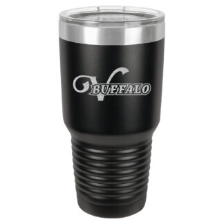V Buffalo Text 30oz Tumbler