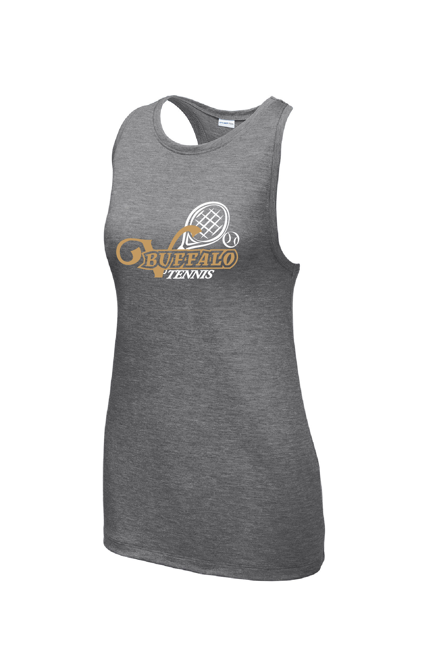 Ladies Sport-Tek® PosiCharge® Tri-Blend Wicking Tank - Image 2