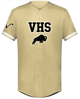 Full Button Baseball VHS Jersey