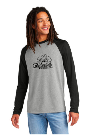 Allmade® Unisex Tri-Blend Long Sleeve Colorblock Raglan