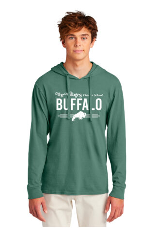 Port & Company Beach Wash Monotone Buffalo Hoodie