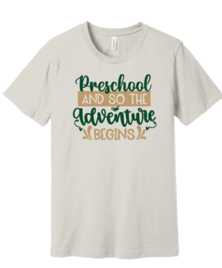 So The Adventure Begins Unisex Jersey Short Sleeve Tee (Preschool - High School)