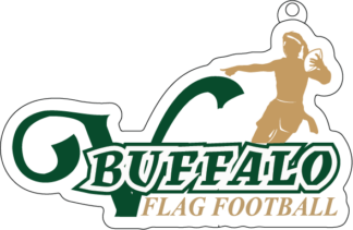 Buffalo Flag Football 6" Decal