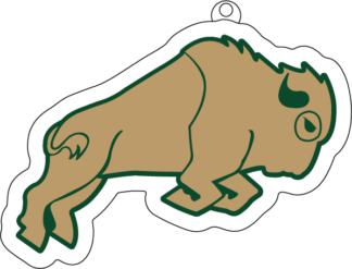 Vegas Leaping Buffalo 6" Decal