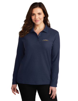 Port Authority® Women's Silk Touch™ Long Sleeve Polo