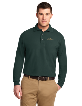 Port Authority® Men's Silk Touch™ Long Sleeve Polo