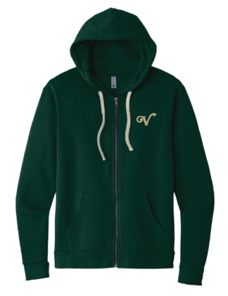 Next Level Apparel Unisex Forest V Zip Hoodie