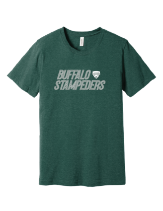 Adult Stampeders Volleyball Heather Forest TriBlend Practice Tee '24