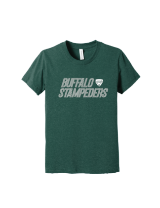 Youth Stampeders Volleyball Heather Forest TriBlend Practice Tee '24