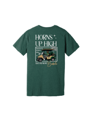 BELLA+CANVAS Youth Horns Up Golf Cart Tee