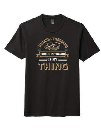 Unisex Throwing Things Is My Thing Tee
