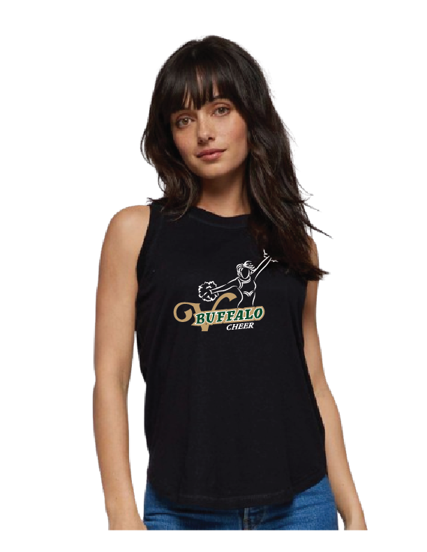 VHS Cheer LAT Women's Relaxed Fine Jersey Tank - Image 2