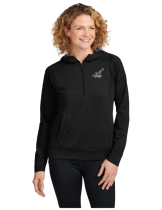 VHS Cheer Sport-Tek Women's Sport-Wick Stretch 1/2-Zip Hoodie