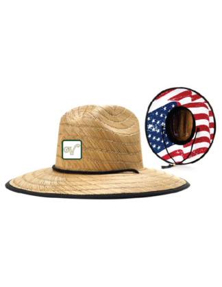 Richardson USA Straw Hat with Patch