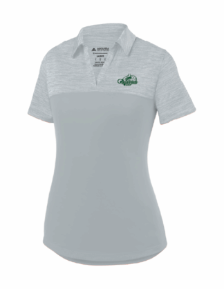 Ladies Silver Heather Polo (Girls Team)