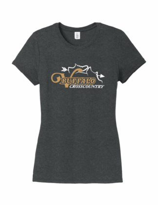 Ladies Black Frost S/S Triblend Tee (DM130L)