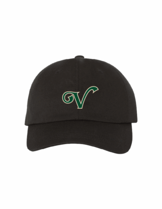 Black Unstructured Cotton Cap (6245CM)