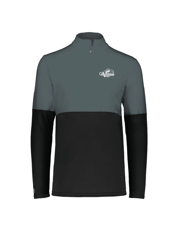 Youth Black/Iron 1/4 Zip Pullover (Boys & Girls Team)