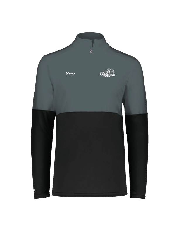 Youth Black/Iron 1/4 Zip Pullover (Boys & Girls Team) - Image 2