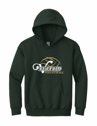 Youth Forest Green Hoodie (18500B)