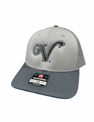 Richardson 112 Light Grey/Gunmetal V Trucker