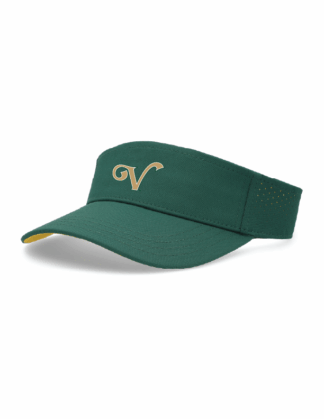 Perforated Dark Green/Gold Visor (P500)