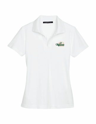 Ladies White Cotton Blend Polo (DG20W)