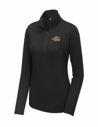 Ladies Black 1/4 Zip (LST407)