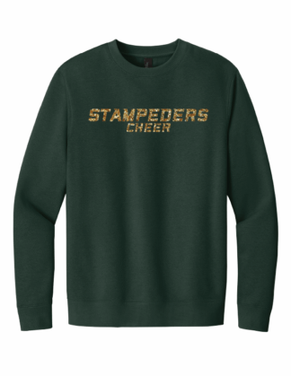 Stampeders Cheer Adult Fleece Crewneck