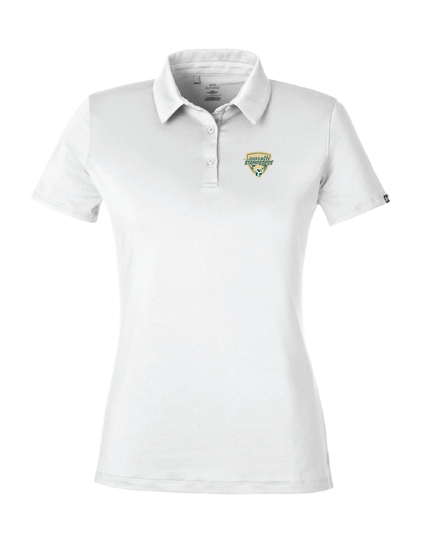 Ladies Stampeders Volleyball Under Armour Recycled Polo - Image 3