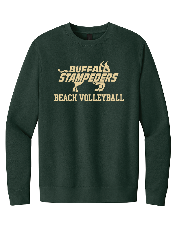 Stampeders Beach Volleyball Adult Fleece Crewneck